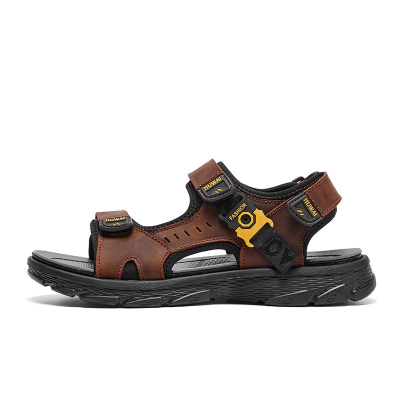 Summer Men s Leather German Sandals Outdoor Sport Sandals Casual Non-Slip Beach Sandals Top-grain Cowhide Beach Sandals 46 коричневий
Summer Men s Leather German Sandals Outdoor Sport Sandals Casual Non-Slip Beach Sandals Top-grain Cowhide Beach Sandals 46 коричневий