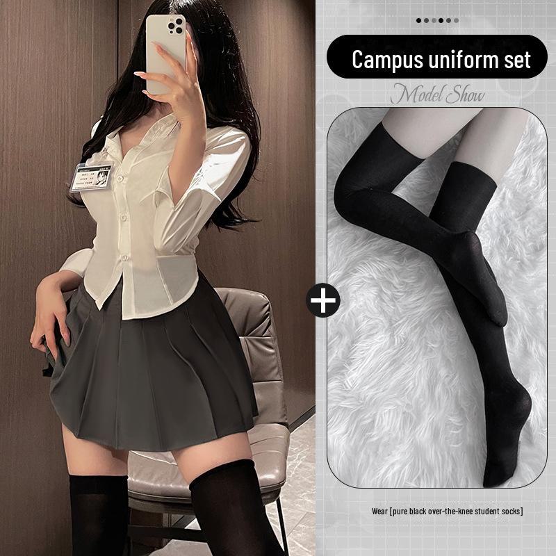 Юбка-плиссе в японском стиле Xianyi и рубашка с короткими рукавами JK униформа для женщин S
Юбка-плиссе в японском стиле Xianyi и рубашка с короткими рукавами JK униформа для женщин S