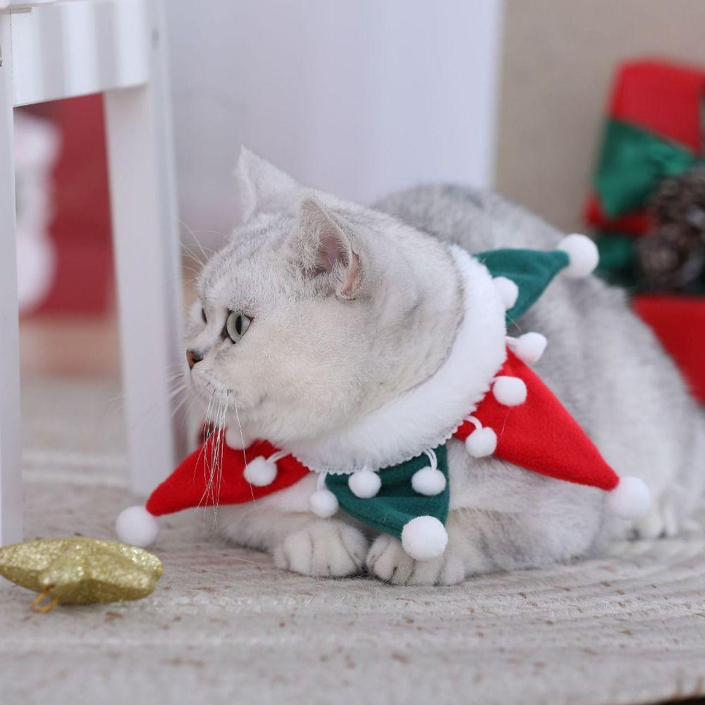 Plush Cat Neck Scarf Soft Cat Christmas Collar Dog Christmas Elk Scarf for Dogs Cats
Plush Cat Neck Scarf Soft Cat Christmas Collar Dog Christmas Elk Scarf for Dogs Cats