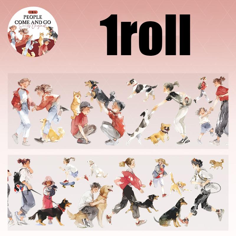 Mr. Paper Character Pattern Tape 1 roll PET Material Manufacturing Scene Character Cute Tape Home Decoration Gifts for Friends
Mr. Paper Character Pattern Tape 1 roll PET Material Manufacturing Scene Character Cute Tape Home Decoration Gifts for Friends