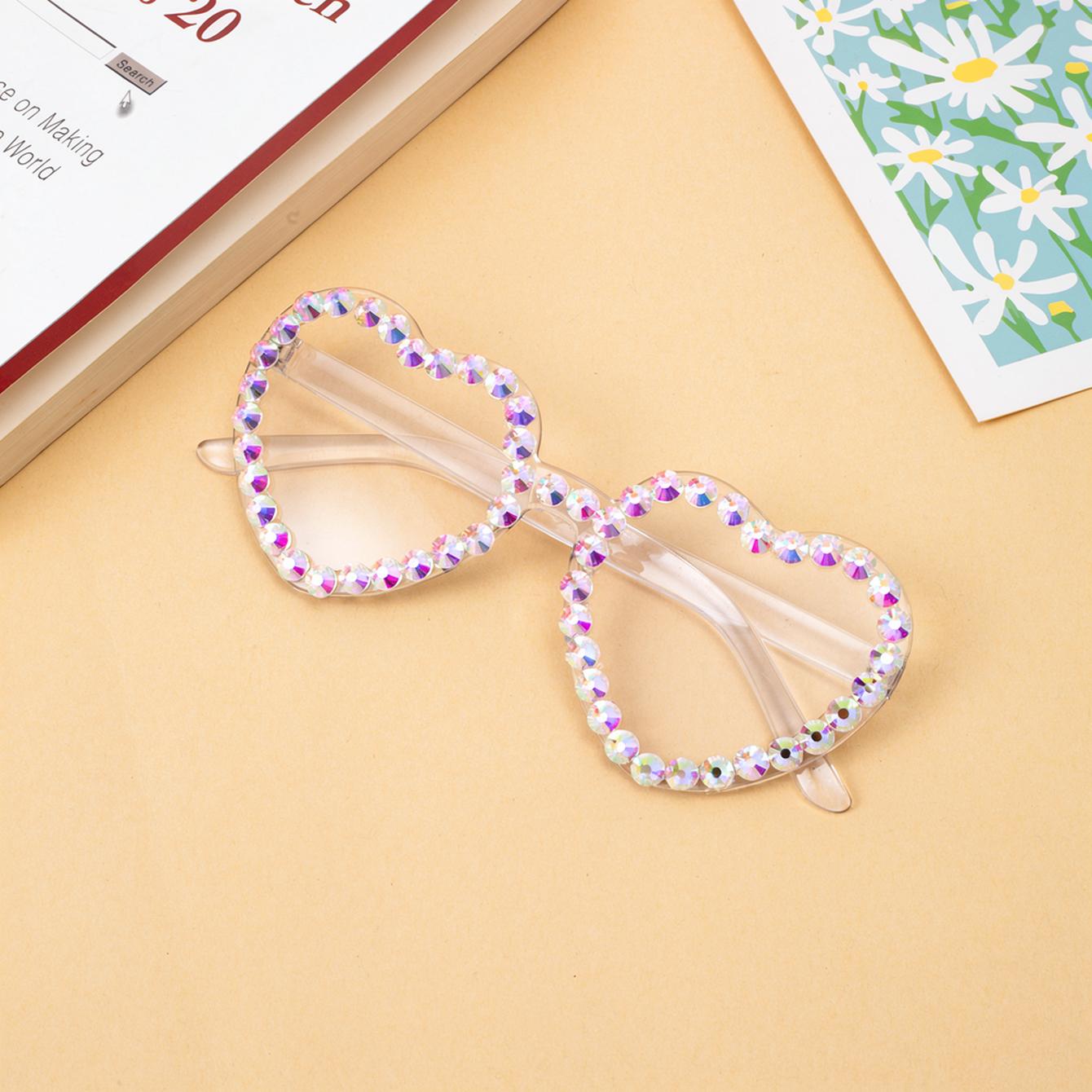 Y2K Love Heart Sunglasses Rimless Frame Rhinestone Decoration Sun Glasses Wedding Dance Party Eyewear Glasses for Women Girs
Y2K Love Heart Sunglasses Rimless Frame Rhinestone Decoration Sun Glasses Wedding Dance Party Eyewear Glasses for Women Girs