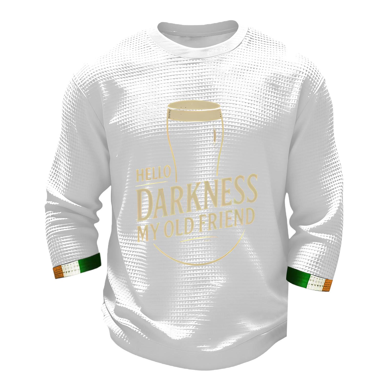 Men s Fashion Long Sleeve T-Shirt St. Patrick s Day Shirt XL білий
Men s Fashion Long Sleeve T-Shirt St. Patrick s Day Shirt XL білий