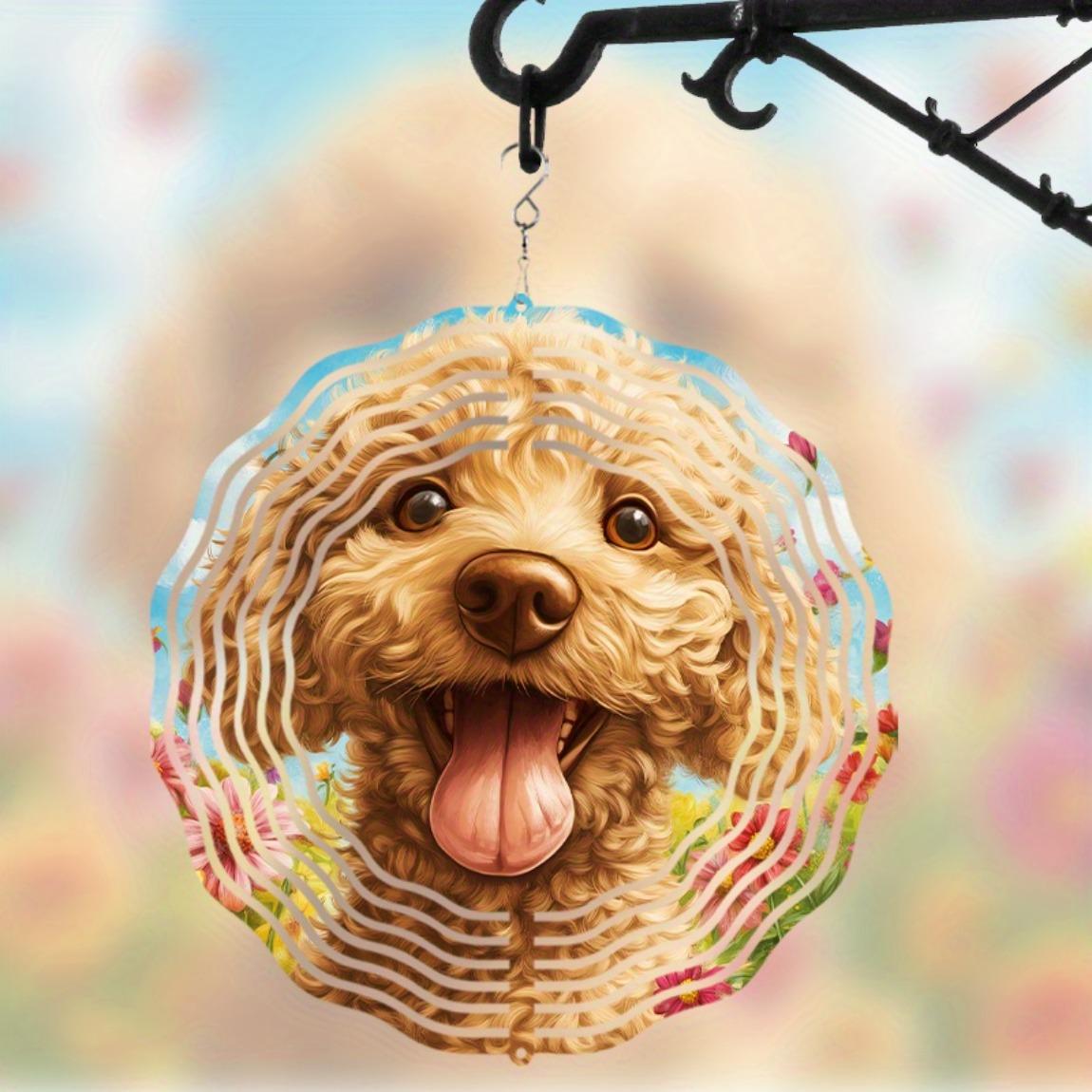 Vibrant 10 Inch Hanging Wind Spinner with Dog Design Durable Metal Garden Decor for Balcony 01A
Vibrant 10 Inch Hanging Wind Spinner with Dog Design Durable Metal Garden Decor for Balcony 01A