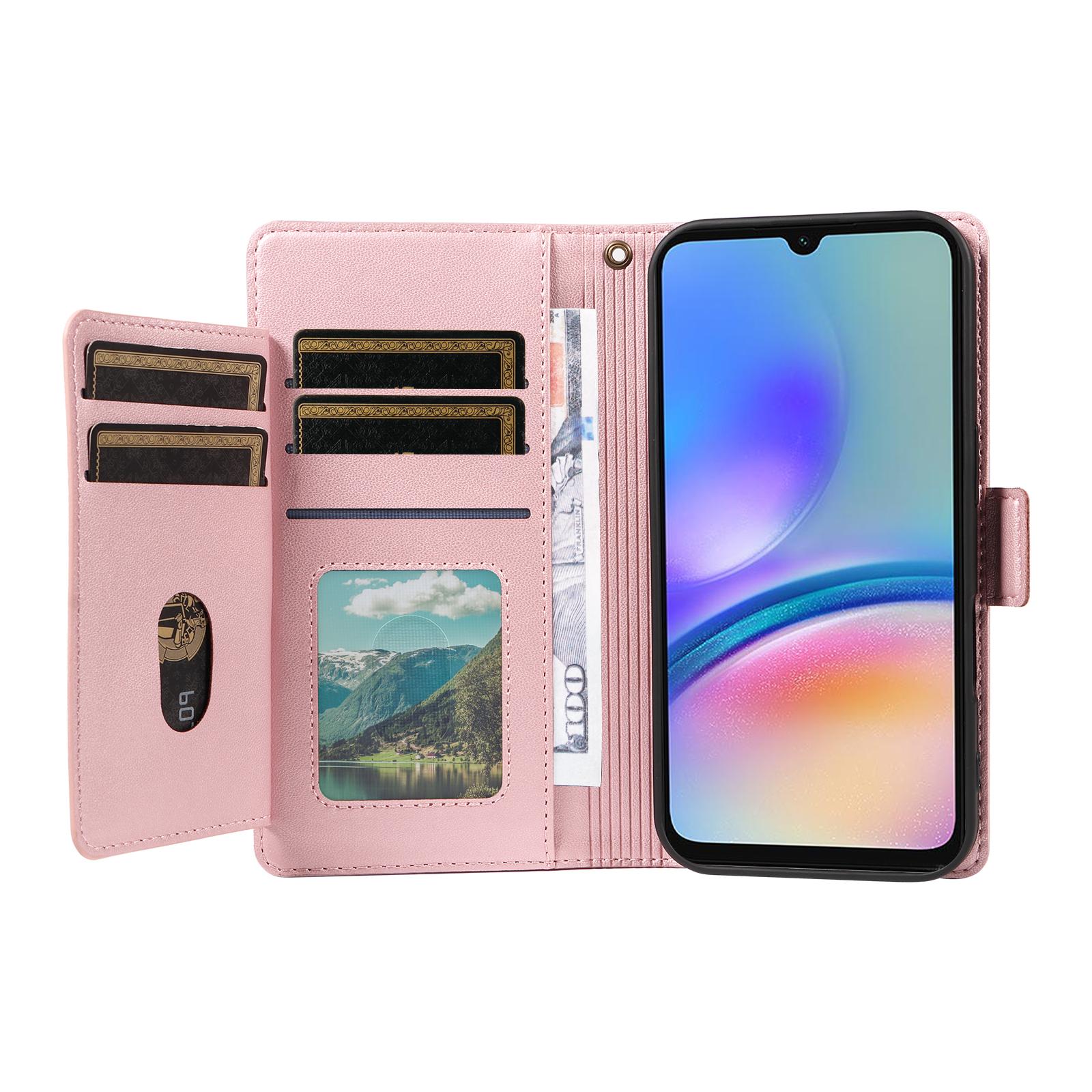 For Samsung Galaxy A05s 4G Case with Multi-Card Holder and Strap PU Leather Phone Cover Stand Black
For Samsung Galaxy A05s 4G Case with Multi-Card Holder and Strap PU Leather Phone Cover Stand Black