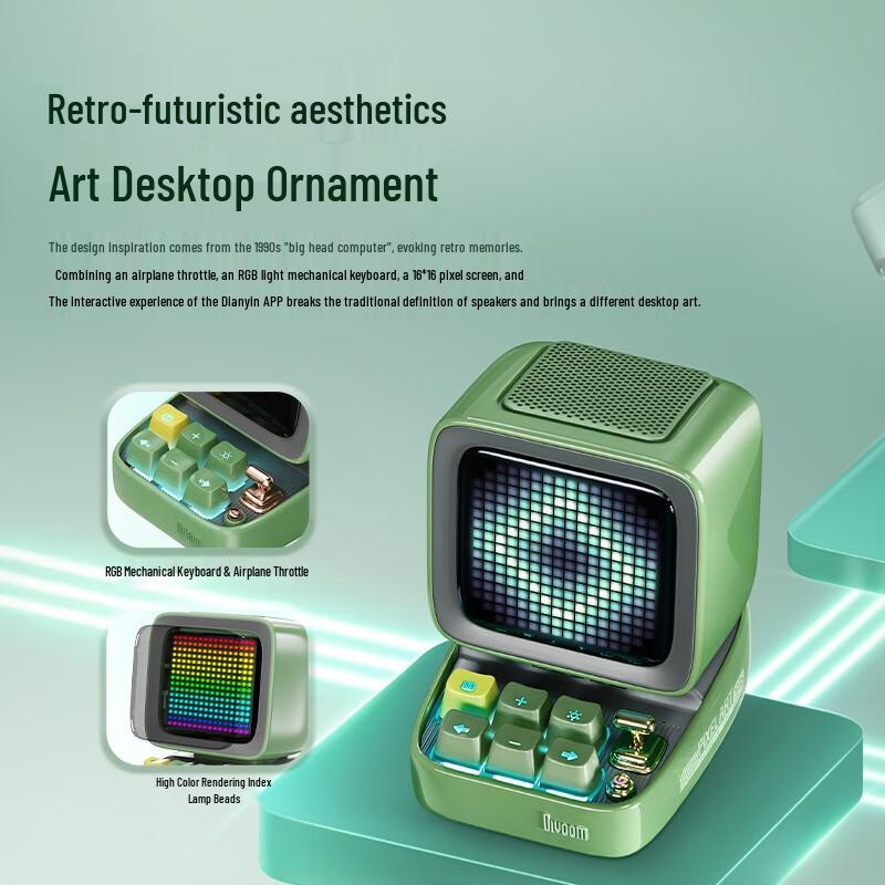 Divoom Ditoo-5m Pixel Art Bluetooth Speaker with Mic
Divoom Ditoo-5m Pixel Art Bluetooth Speaker with Mic