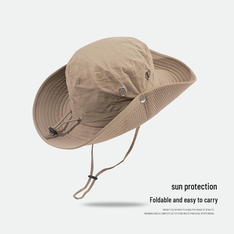 Шляпа от солнца с широкими полями в стиле западного ковбоя для мужчин и женщин - Летняя шляпа для походов и рыбалки
Шляпа от солнца с широкими полями в стиле западного ковбоя для мужчин и женщин - Летняя шляпа для походов и рыбалки