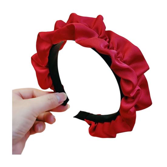 Women Headband French Style Smooth Satin Wide-Brim Sponge Filled Hair Hoop Soft Fabric Hair Accessory красный
Women Headband French Style Smooth Satin Wide-Brim Sponge Filled Hair Hoop Soft Fabric Hair Accessory красный