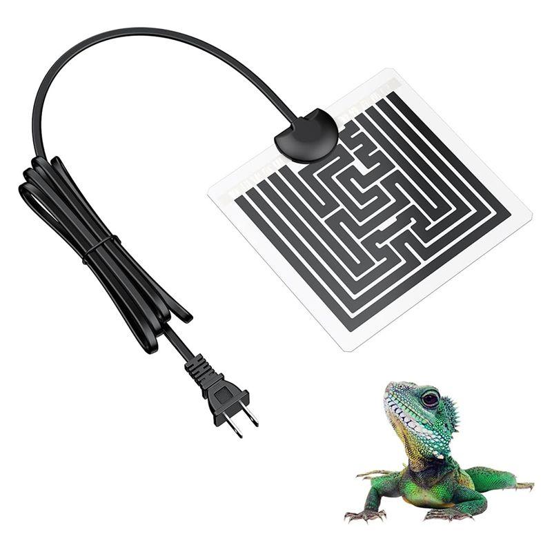 M-Modern-Reptile Heating Pad Reptile Heating Pad Under Tank Safe Fast Heating Pad For Frogs Snakes Lizards Geckos US Plug
M-Modern-Reptile Heating Pad Reptile Heating Pad Under Tank Safe Fast Heating Pad For Frogs Snakes Lizards Geckos US Plug