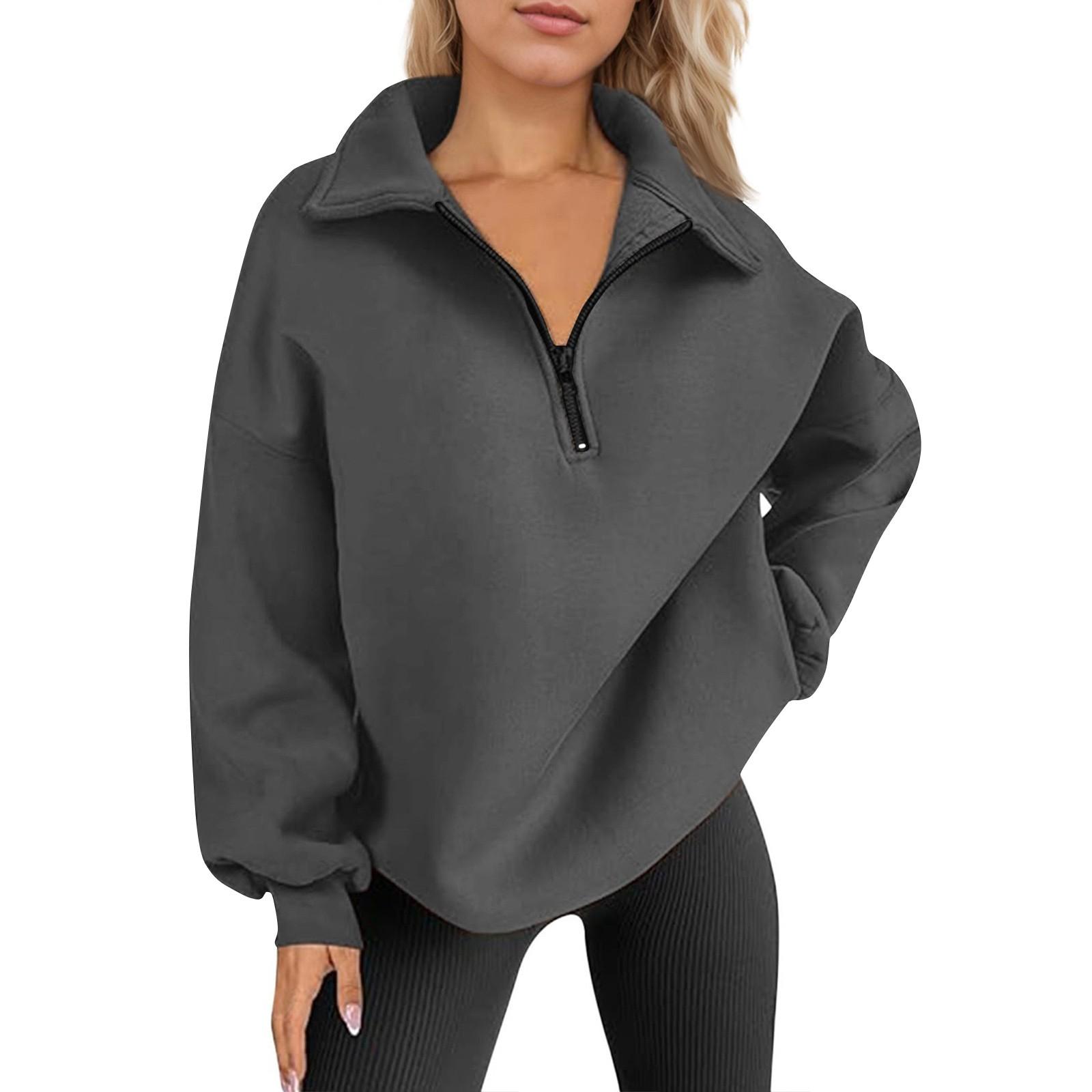 Женская повседневная модная однотонная толстовка на молнии с длинными рукавами, топ M
Женская повседневная модная однотонная толстовка на молнии с длинными рукавами, топ M