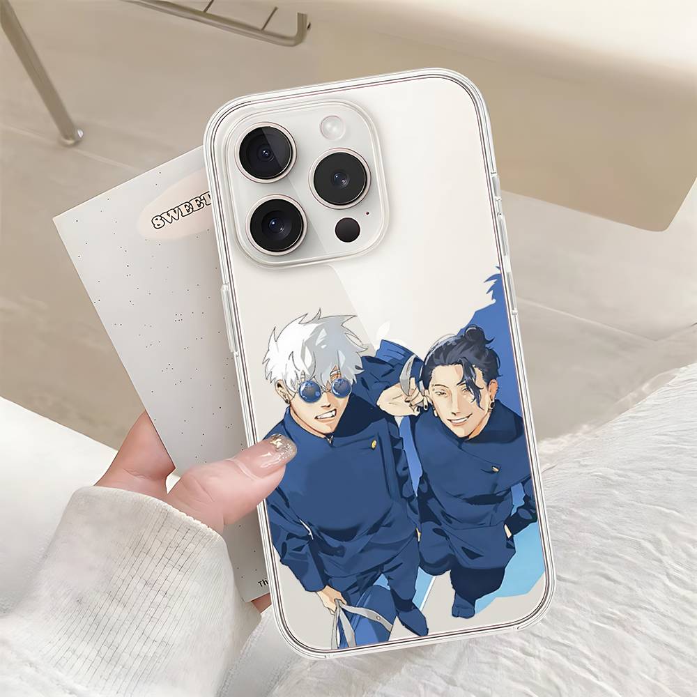 Phone Case S-Satoru Gojo Geto For iPhone 17 16e 16 15 14 13 12 11 Mini Air Pro Max XR XSMax 7 8 Plus Transparent Soft Back Cover iPhone 16e
Phone Case S-Satoru Gojo Geto For iPhone 17 16e 16 15 14 13 12 11 Mini Air Pro Max XR XSMax 7 8 Plus Transparent Soft Back Cover iPhone 16e
