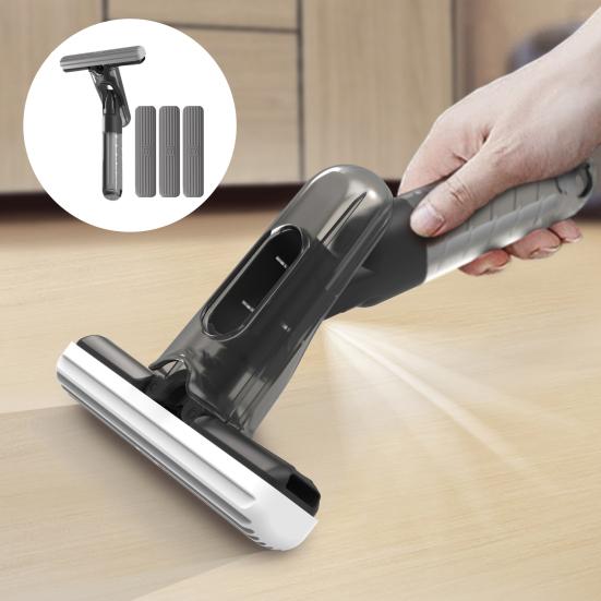 Мини-швабра с распылителем для очистки столешницы с ручкой, портативная самовыдавливающая полуавтоматическая маленькая швабра с распылителем B 
Мини-швабра с распылителем для очистки столешницы с ручкой, портативная самовыдавливающая полуавтоматическая маленькая швабра с распылителем B