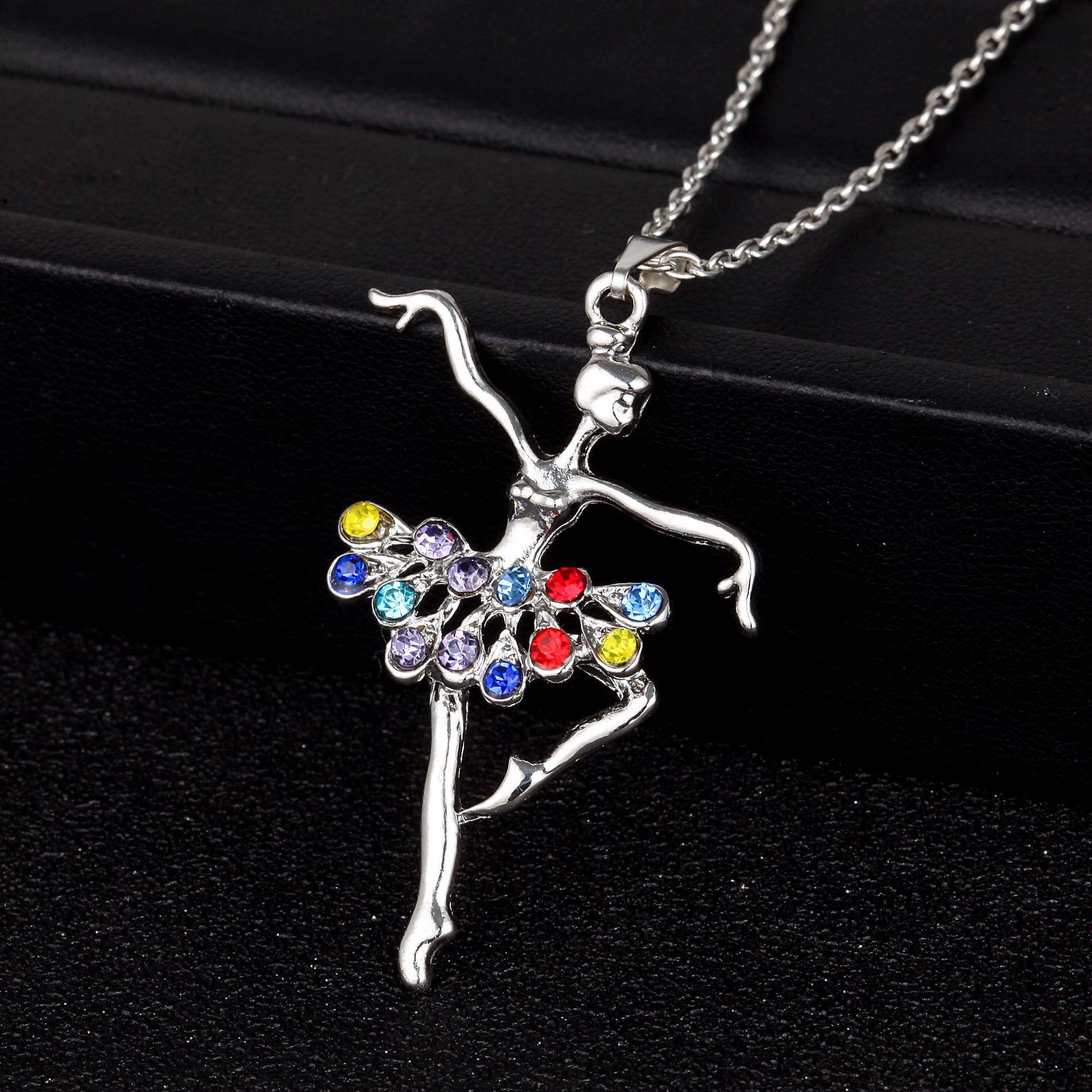Lanzhihai Ballet Alloy Necklace with Colored Diamonds - Women s Trendy Jewelry різнокольоровий
Lanzhihai Ballet Alloy Necklace with Colored Diamonds - Women s Trendy Jewelry різнокольоровий