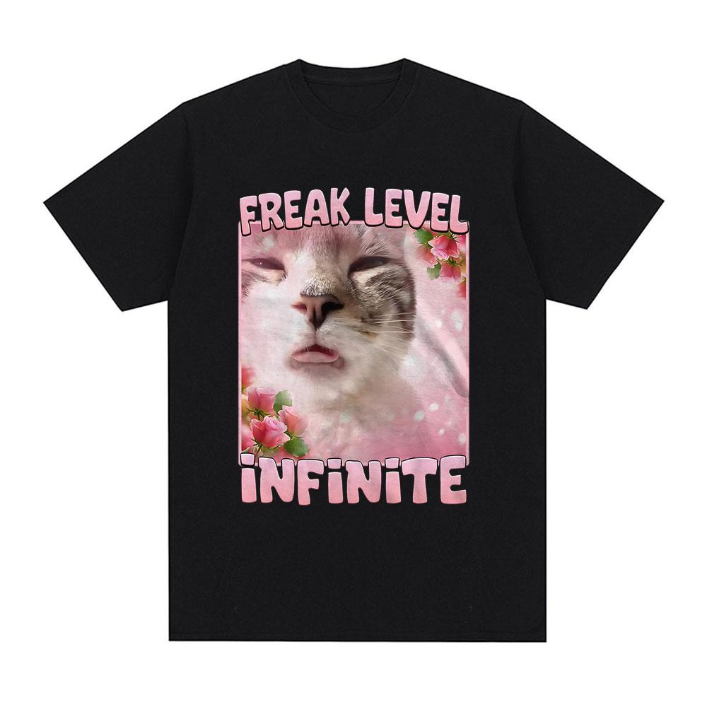 Freak Level Infinite Funny Cat Meme T-shirt Kitten Lover Gift Men Women Short Sleeve T-shirts Casual Cotton Oversized Tee Shirt XXXXL хаки
Freak Level Infinite Funny Cat Meme T-shirt Kitten Lover Gift Men Women Short Sleeve T-shirts Casual Cotton Oversized Tee Shirt XXXXL хаки