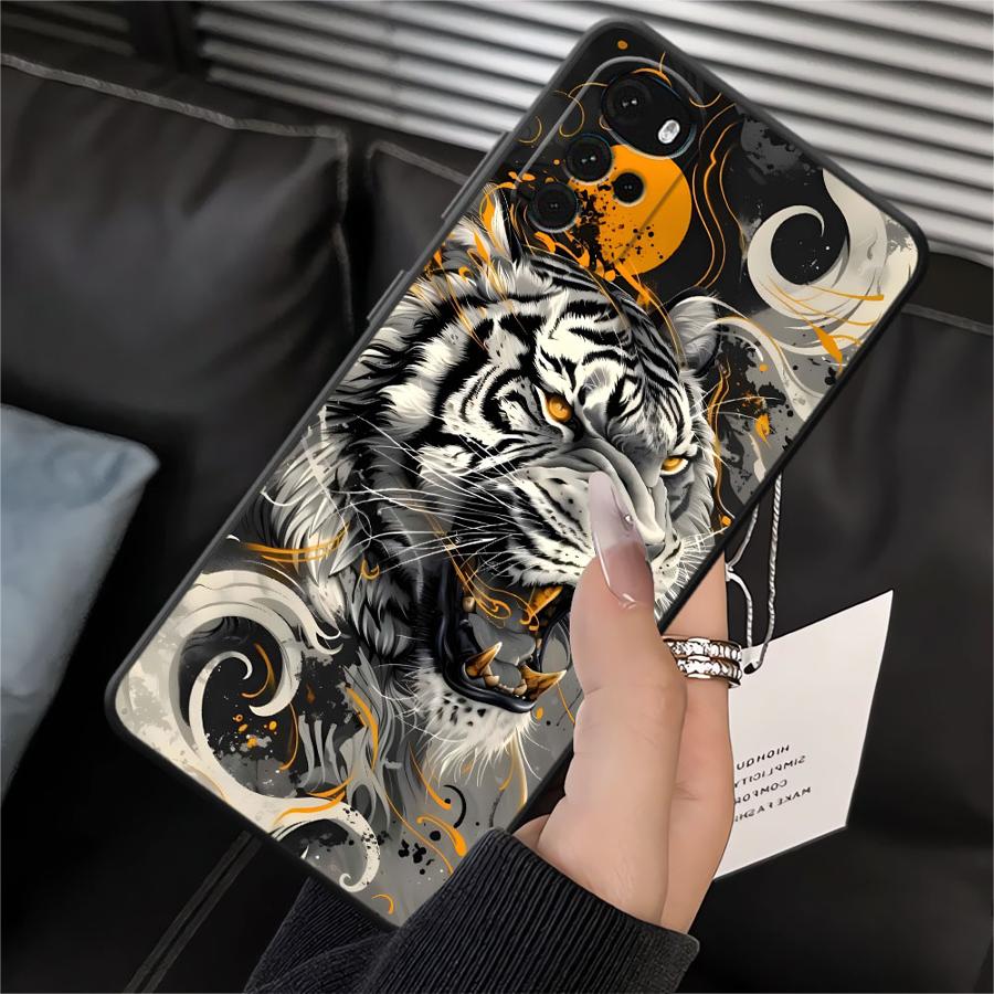 Cool Silver Tiger Phone Cover Case for Motorola Moto G60s G22 Edge40 G53 G30 G50 G71 G32 G51 G73 Edge 20 Pro 30 Lite G52 Motorola Moto G73
Cool Silver Tiger Phone Cover Case for Motorola Moto G60s G22 Edge40 G53 G30 G50 G71 G32 G51 G73 Edge 20 Pro 30 Lite G52 Motorola Moto G73