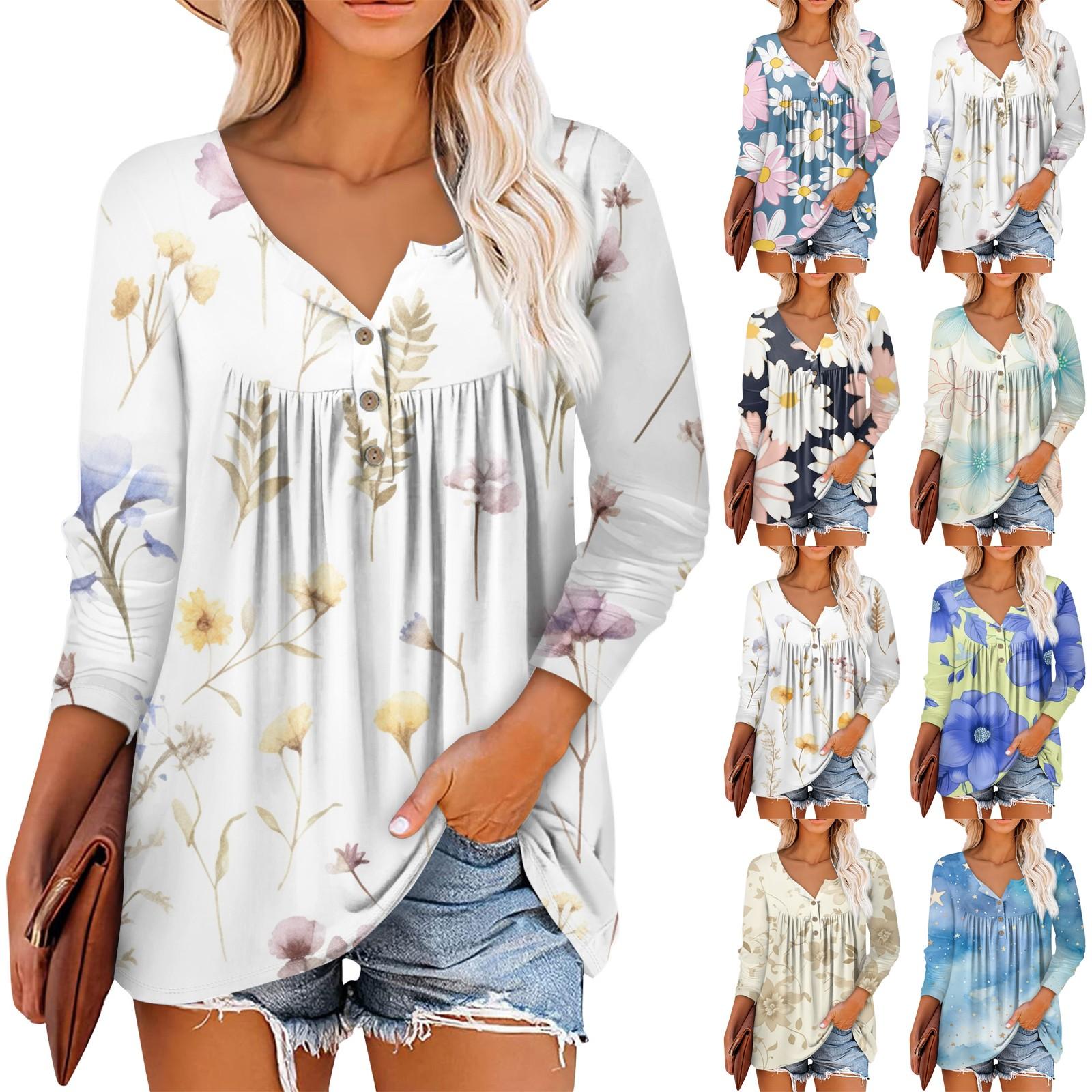 Женский модный повседневный топ с рукавами 3/4 и цветочным принтом, Ne
Женский модный повседневный топ с рукавами 3/4 и цветочным принтом, Ne