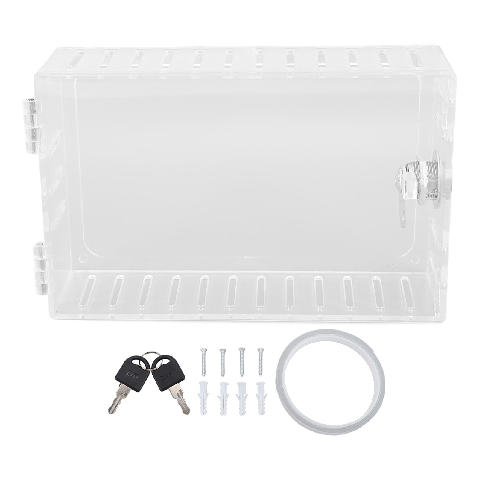 Universal Thermostat Guard Clear Thermostat Lock Box Plastic Thermostat Lock Box with Key
Universal Thermostat Guard Clear Thermostat Lock Box Plastic Thermostat Lock Box with Key