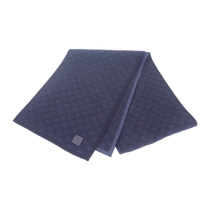LOUIS VUITTON M77987 Scarf Navy wool/leather mens
LOUIS VUITTON M77987 Scarf Navy wool/leather mens