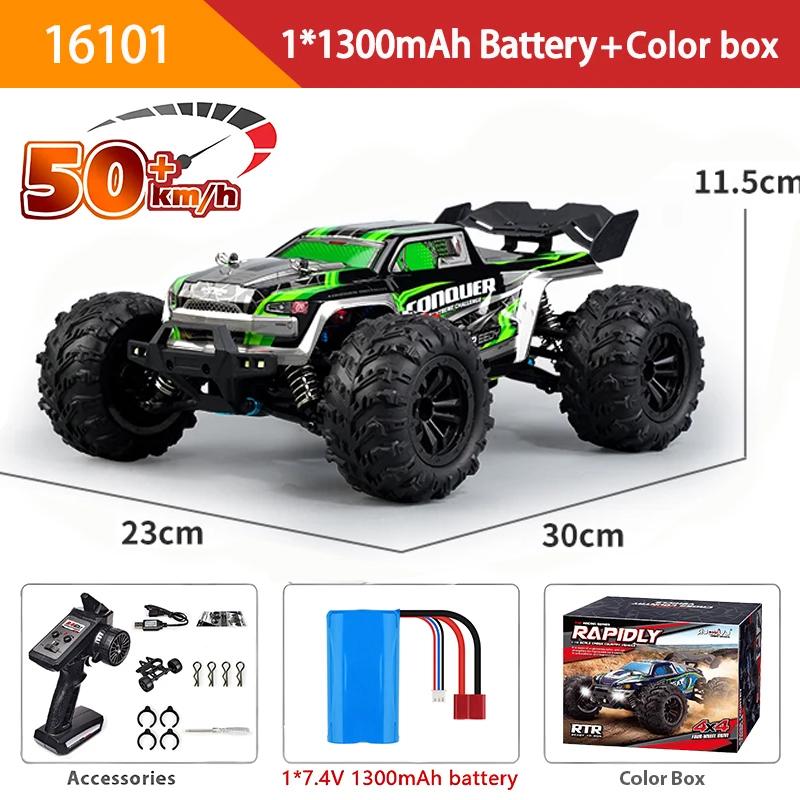 4WD 1:16 70KM/H Super Brushless 50KM/H Brushed RC Car 4x4 Off Road Remote Control High Speed Drift Racing Truck Toy Color Box
4WD 1:16 70KM/H Super Brushless 50KM/H Brushed RC Car 4x4 Off Road Remote Control High Speed Drift Racing Truck Toy Color Box