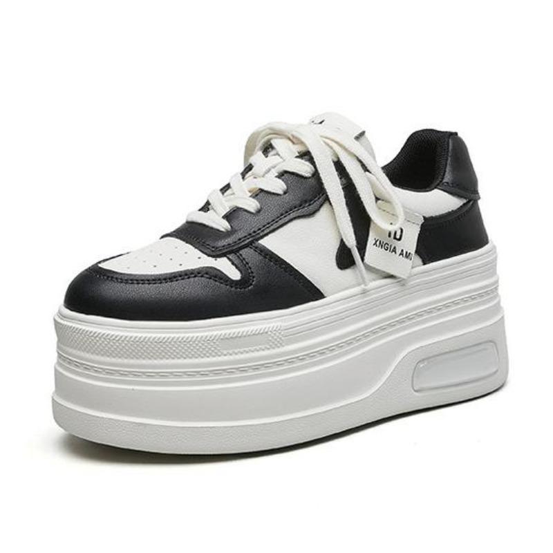 Модные кроссовки на платформе 9 см, из натуральной кожи, осенние, удобные, дышащие, для скейтборда, вулканизированные, массивные, на скрытой блочной танкетке, ботинки 39 чёрный
Модные кроссовки на платформе 9 см, из натуральной кожи, осенние, удобные, дышащие, для скейтборда, вулканизированные, массивные, на скрытой блочной танкетке, ботинки 39 чёрный