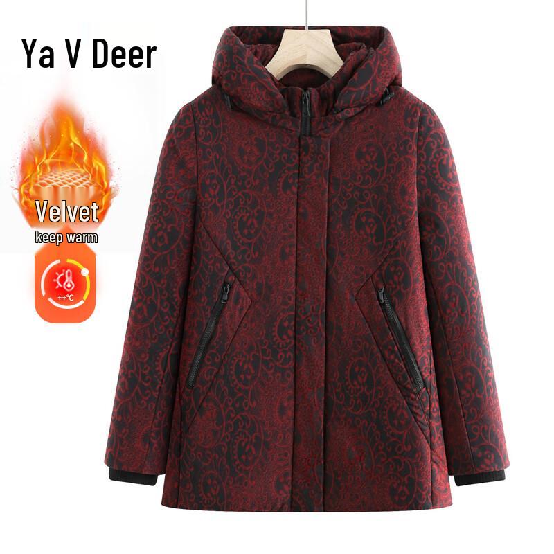 Yalu Women s Hooded Floral Winter Cotton Jacket 2XL
Yalu Women s Hooded Floral Winter Cotton Jacket 2XL