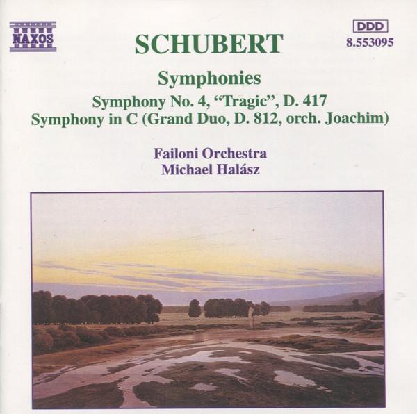 CD FRANZ SCHUBERT, MICHAEL HALSZ; FAI - Symphonies 4 8553095 Naxos 1994 Europe Classical Used
CD FRANZ SCHUBERT, MICHAEL HALSZ; FAI - Symphonies 4 8553095 Naxos 1994 Europe Classical Used