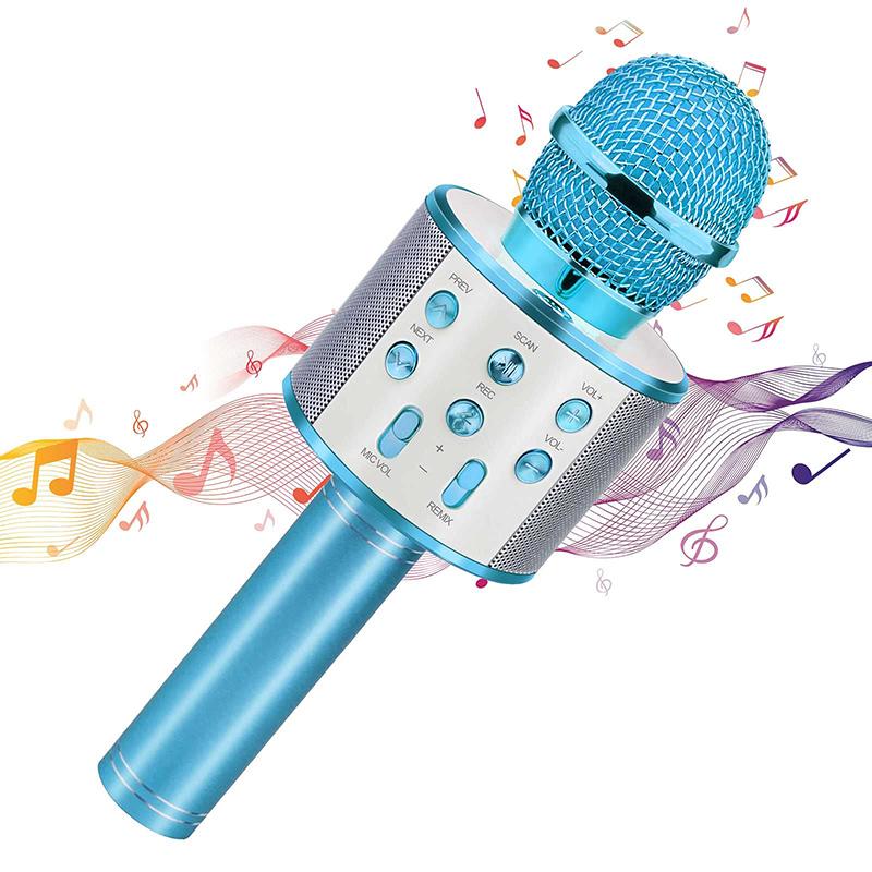 Ручной Bluetooth беспроводной караоке-микрофон для детей 4-12 лет, музыкальные игрушки для мальчиков и девочек, подарки на Рождество и день рождения
Ручной Bluetooth беспроводной караоке-микрофон для детей 4-12 лет, музыкальные игрушки для мальчиков и девочек, подарки на Рождество и день рождения