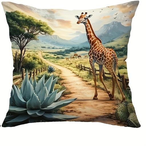 1/4pcs African Wildlife Safari Throw Pillow Covers Wild Animal Leopard Elephant Giraffe Home Decor Cushion cover 45x45cm-1pcs
1/4pcs African Wildlife Safari Throw Pillow Covers Wild Animal Leopard Elephant Giraffe Home Decor Cushion cover 45x45cm-1pcs