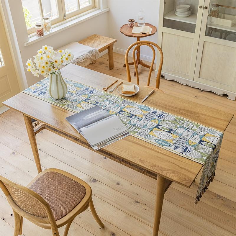 1pcs Cotton Thread Table Runner Bohemian Geometric Pattern with Tassels Minimalist Woven Tablecloth for Dining Table Coffee Table Kitchen Decor 35cm*100cm
1pcs Cotton Thread Table Runner Bohemian Geometric Pattern with Tassels Minimalist Woven Tablecloth for Dining Table Coffee Table Kitchen Decor 35cm*100cm