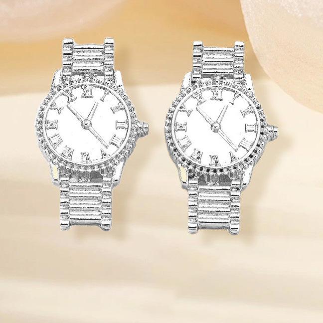 Simple golden jewelry set, 1 pair of watch stud earrings, 1 ring, women s light luxury high-end quartz watch shape
Simple golden jewelry set, 1 pair of watch stud earrings, 1 ring, women s light luxury high-end quartz watch shape