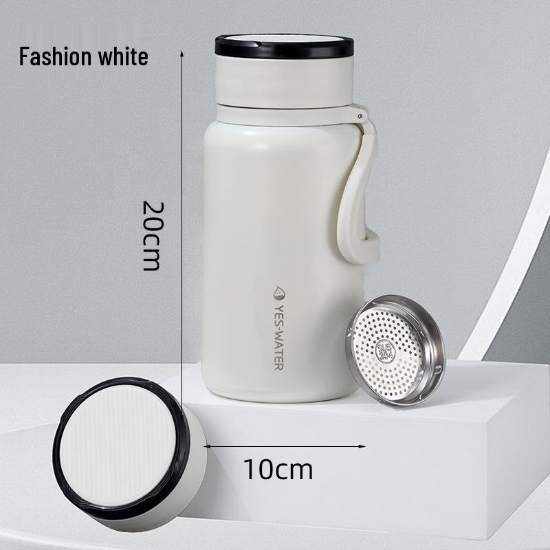 High-Capacity Stainless Steel Thermos with Tea Infuser and Carrying Strap for Outdoor Sports 1200ml белый
High-Capacity Stainless Steel Thermos with Tea Infuser and Carrying Strap for Outdoor Sports 1200ml белый