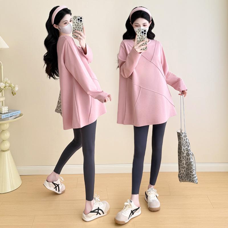 2026 Spring/Autumn Loose Plus Size Maternity T-Shirt - Casual & Trendy Mid-Length Base Layer for Moms M розовый
2026 Spring/Autumn Loose Plus Size Maternity T-Shirt - Casual & Trendy Mid-Length Base Layer for Moms M розовый