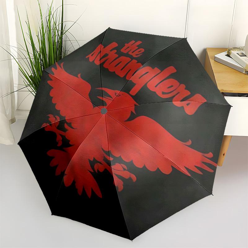 1pc The Stranglers Automatic Folding Umbrella - 8-Rib Automatic Open/Close, Portable Collapsible Compact Umbrella yy251218006
1pc The Stranglers Automatic Folding Umbrella - 8-Rib Automatic Open/Close, Portable Collapsible Compact Umbrella yy251218006