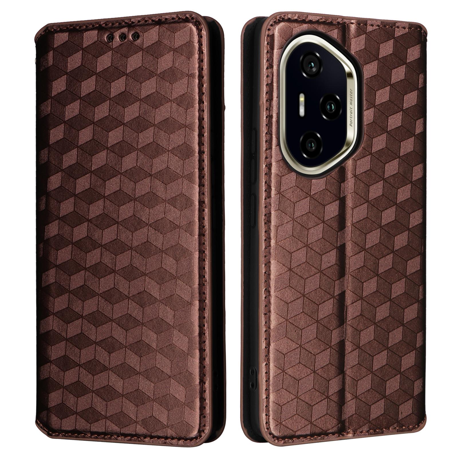 Для Honor 300 Pro/300 Ultra Чехол-кошелек Кожаный чехол для телефона с ромбовидным тиснением Brown
Для Honor 300 Pro/300 Ultra Чехол-кошелек Кожаный чехол для телефона с ромбовидным тиснением Brown