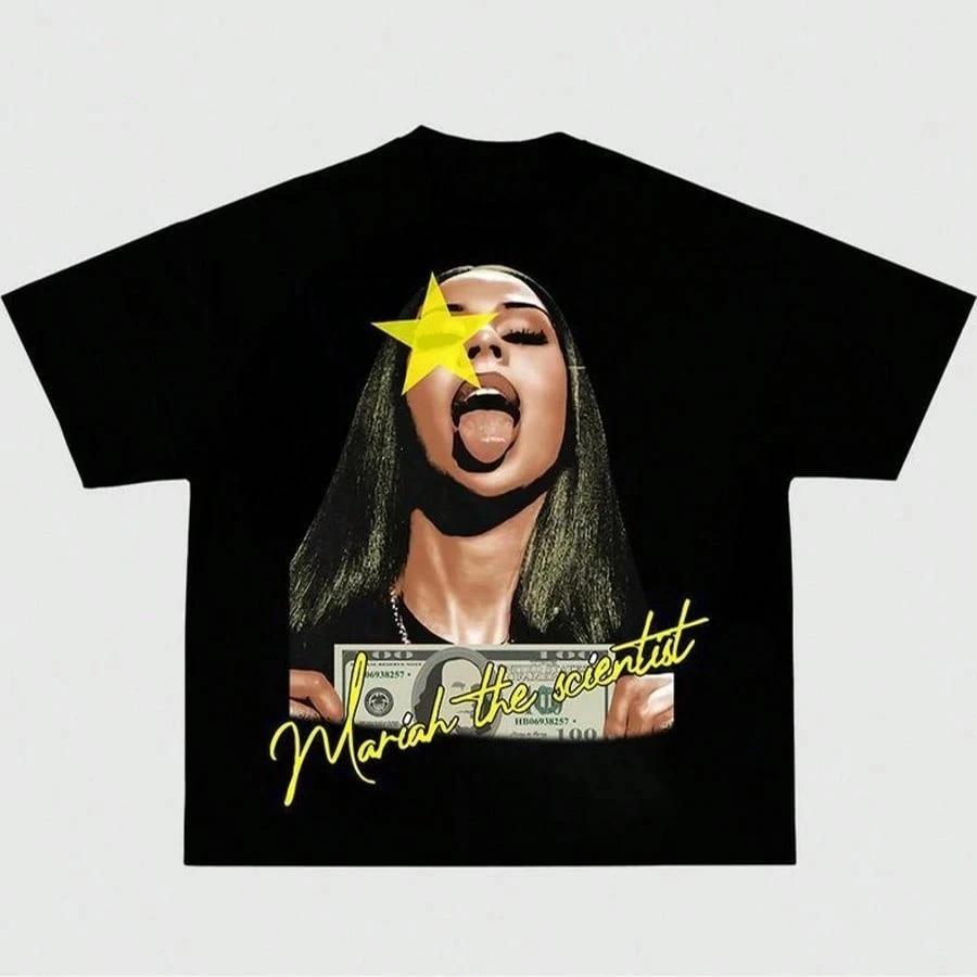 The Scientist Street Hip Hop T-Shirt Classic Big Face Print Crew Neck Short Sleeve Unisex Women Top Y2K Harajuku Street Cotton Tees 2XL
The Scientist Street Hip Hop T-Shirt Classic Big Face Print Crew Neck Short Sleeve Unisex Women Top Y2K Harajuku Street Cotton Tees 2XL