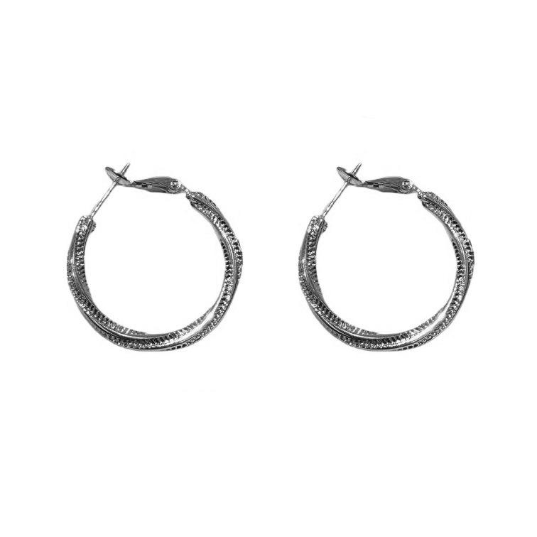 Female Classic Plain Circle Temperament Atmospheric Earrings срібний
Female Classic Plain Circle Temperament Atmospheric Earrings срібний