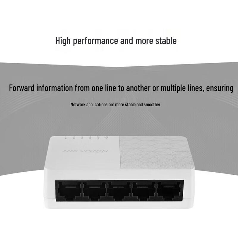 Hikvision DS-XS05GD 5-Port Gigabit Ethernet Switch
Hikvision DS-XS05GD 5-Port Gigabit Ethernet Switch