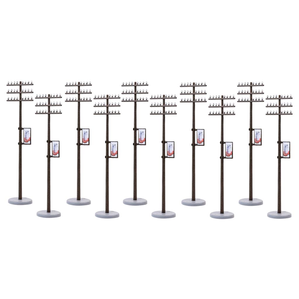 10Pcs Mini Electric Line Pole for Train Railways Micro Landscape 1/100
10Pcs Mini Electric Line Pole for Train Railways Micro Landscape 1/100