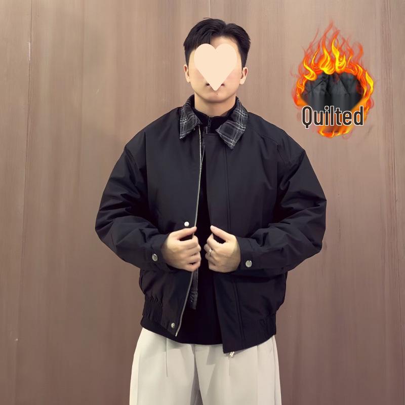 Men s Trendy Plaid Faux Two-Piece Cotton Jacket - Winter Lapel Style Extra Large чорний
Men s Trendy Plaid Faux Two-Piece Cotton Jacket - Winter Lapel Style Extra Large чорний