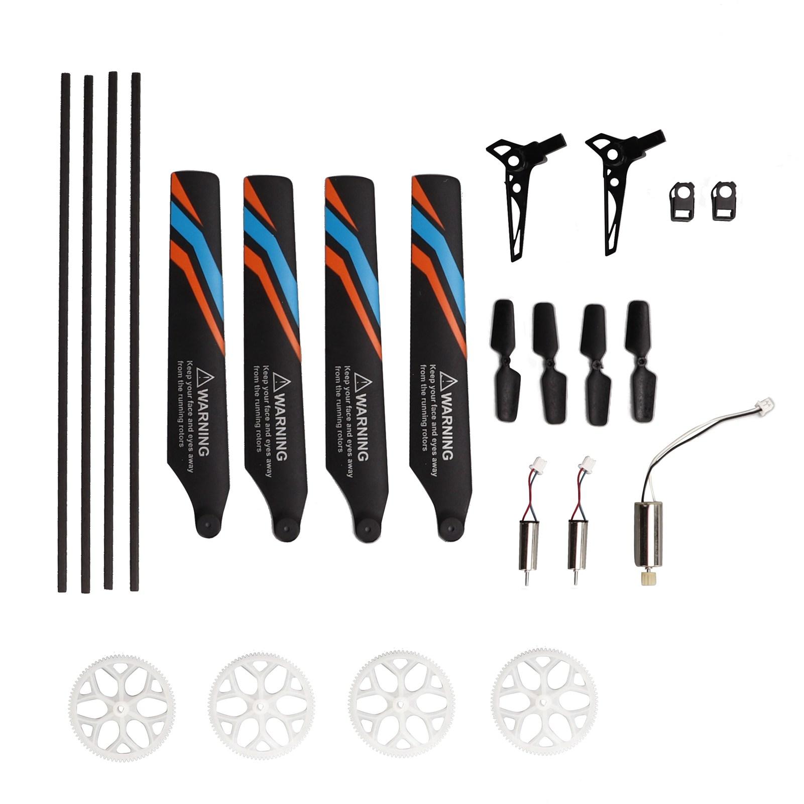 Helicopter Full Replacement Parts Set with 7 Accessories RC Rotor Blades Parts Kit for XK K127
Helicopter Full Replacement Parts Set with 7 Accessories RC Rotor Blades Parts Kit for XK K127