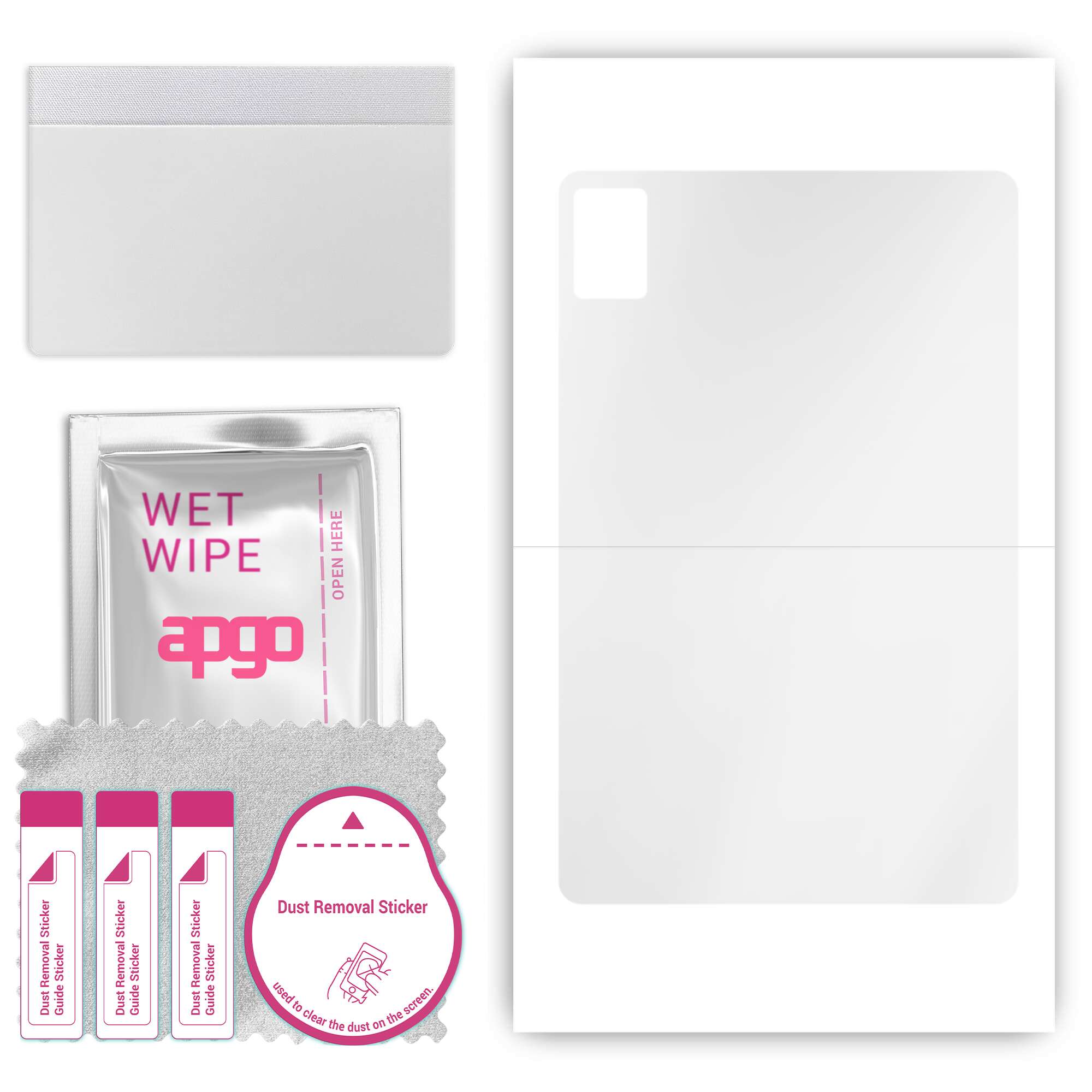 apgo Ultra Clear Protective Skin Sticker для задньої панелі, сумісної з Blackview Tab 8 WiFi, Wrap Film, Hydrogel Film, Flexible, Soft TPU with position
apgo Ultra Clear Protective Skin Sticker для задньої панелі, сумісної з Blackview Tab 8 WiFi, Wrap Film, Hydrogel Film, Flexible, Soft TPU with position