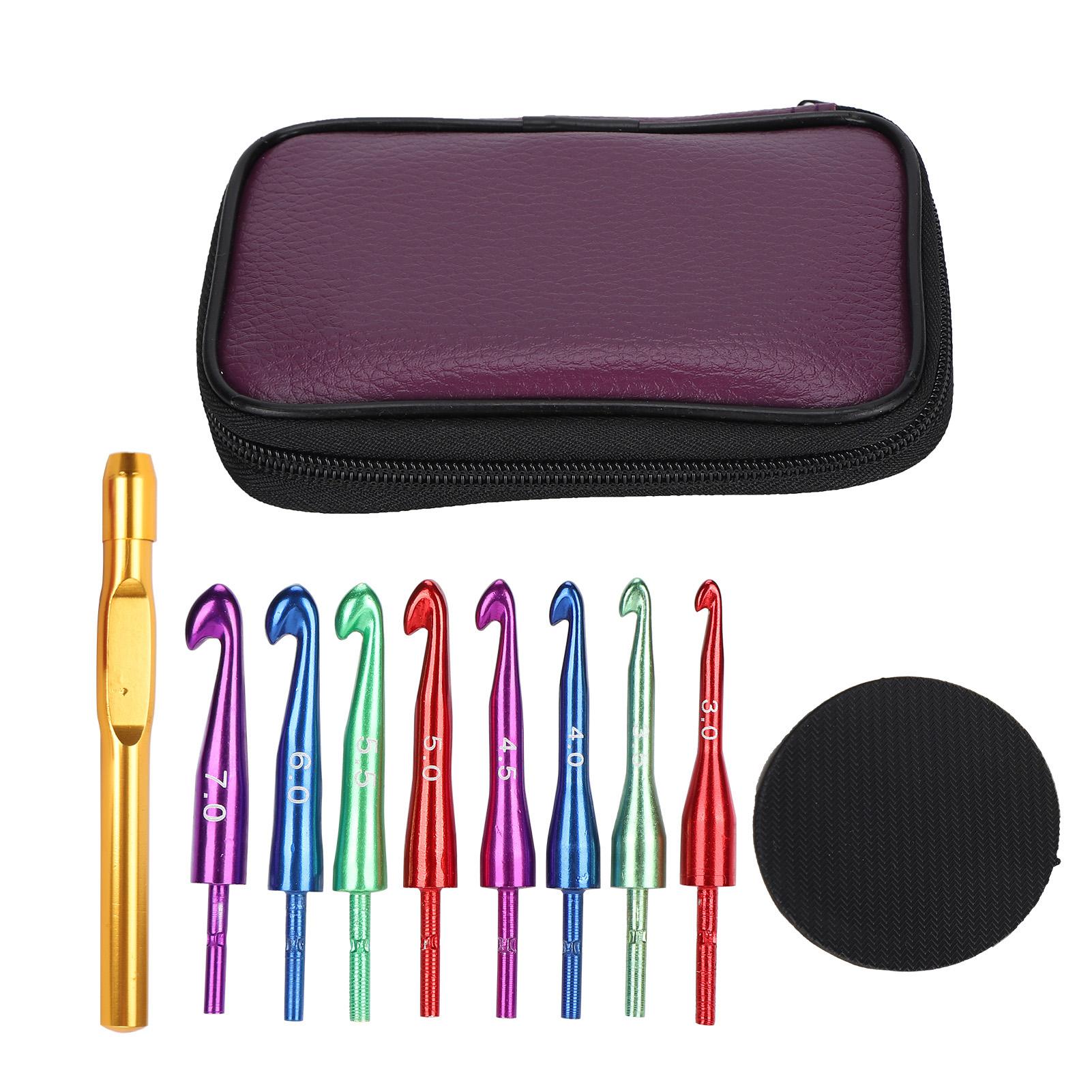 Household Aluminum Crochet Hook Portable Knitting Crochet Needle with Replaceable Head
Household Aluminum Crochet Hook Portable Knitting Crochet Needle with Replaceable Head