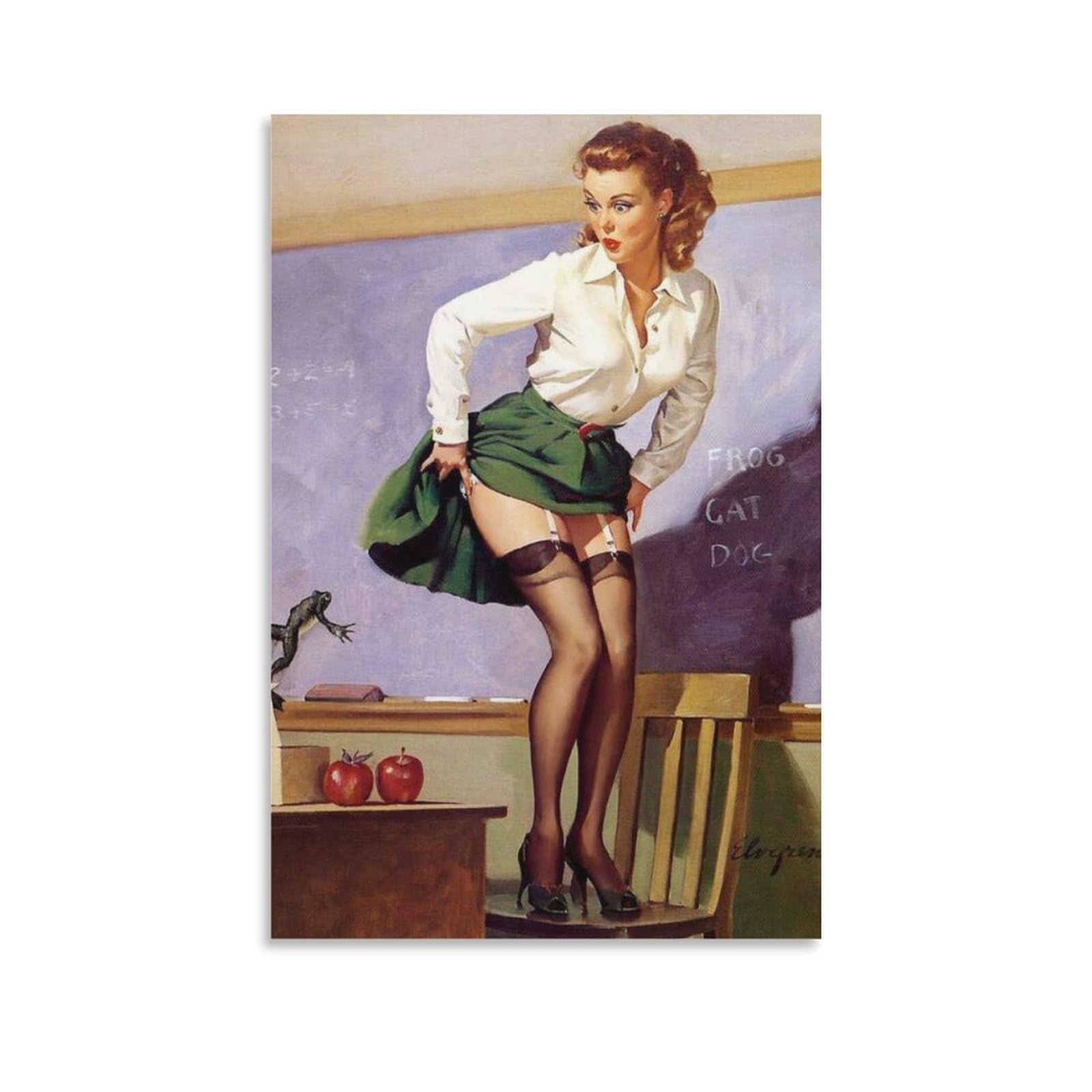 Girl Art Metal Plate Painting for Man Cave Office Decor 20x30cm
Girl Art Metal Plate Painting for Man Cave Office Decor 20x30cm
