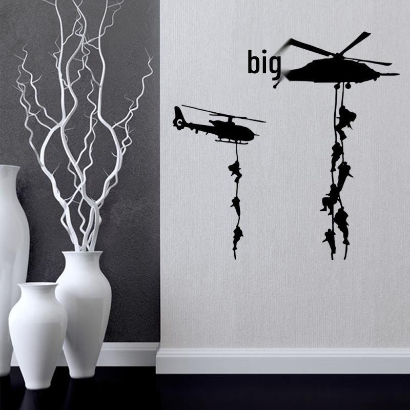 High-Quality Vinyl Helicopter Wall Sticker for Living, Bedroom, and Game Rooms
High-Quality Vinyl Helicopter Wall Sticker for Living, Bedroom, and Game Rooms