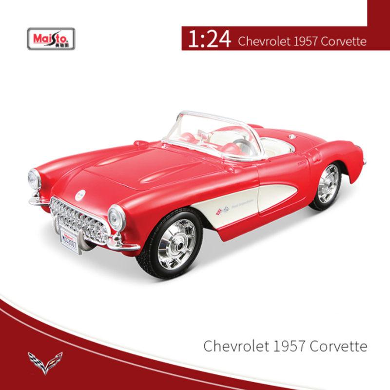 Assembly Version Maisto 1:24 Chevrolet 1957 Corvette Alloy Sports Car Model Diecasts Metal Classic Car Vehicles Model Kids Gifts
Assembly Version Maisto 1:24 Chevrolet 1957 Corvette Alloy Sports Car Model Diecasts Metal Classic Car Vehicles Model Kids Gifts