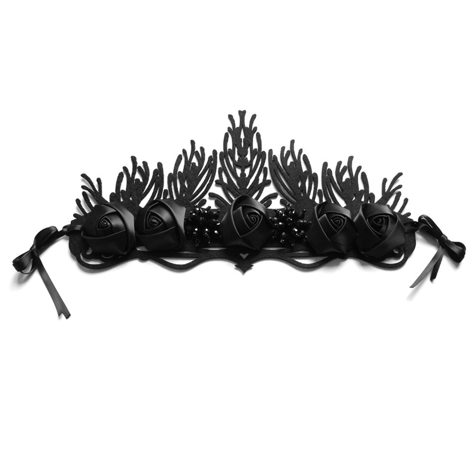 Black Witch Headband Devil Death Flowers for Head Crown Headwear Tiara Headdress Halloween Ball Accessories for Female 1
Black Witch Headband Devil Death Flowers for Head Crown Headwear Tiara Headdress Halloween Ball Accessories for Female 1