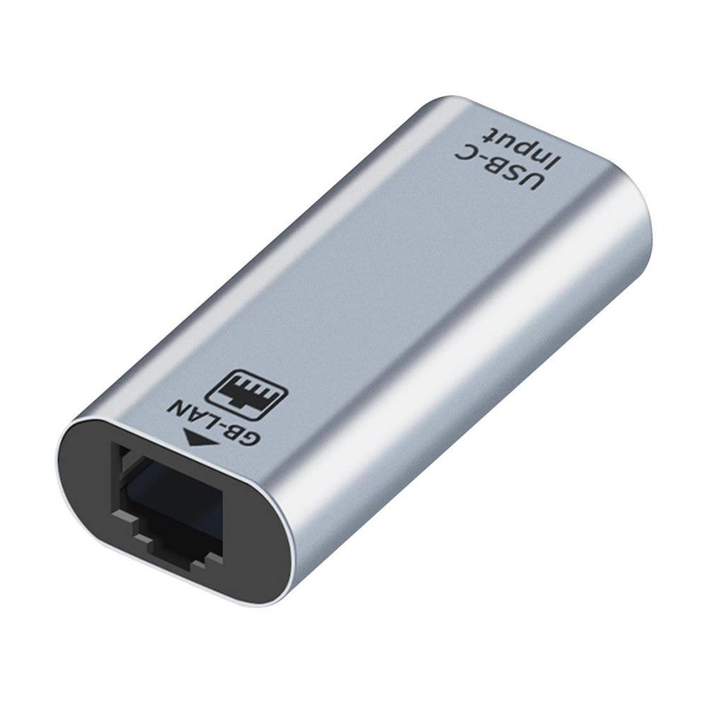 To Ethernet Adapter Type-C To Gigabit RJ45 Converter High Transmission LAN Network Adapter 1Gbps For C Type Devices срібний
To Ethernet Adapter Type-C To Gigabit RJ45 Converter High Transmission LAN Network Adapter 1Gbps For C Type Devices срібний