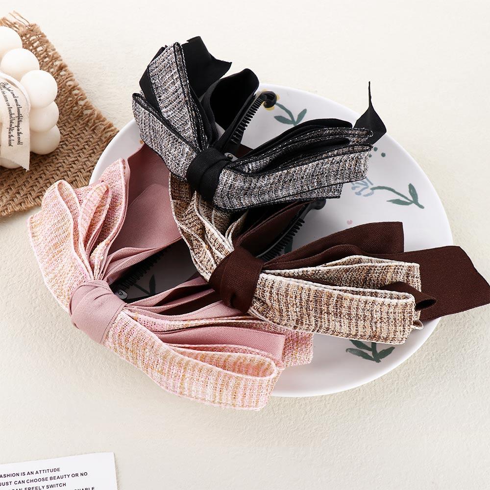 Design Temperament Vertical Clip Women Hair Accessories Korean Style Hair Wear Bow Banana Clip
Design Temperament Vertical Clip Women Hair Accessories Korean Style Hair Wear Bow Banana Clip
