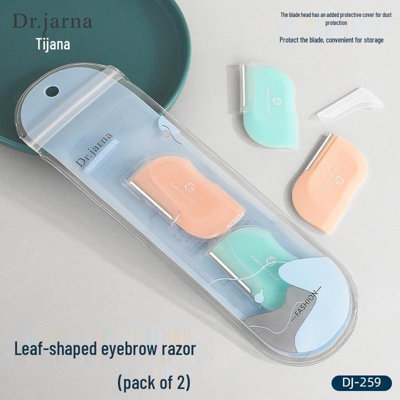 Tijiana Leaf-Shaped Mini Eyebrow Razor: Safe, Sharp Blades, Portable Shaver (2-Pack)
Tijiana Leaf-Shaped Mini Eyebrow Razor: Safe, Sharp Blades, Portable Shaver (2-Pack)