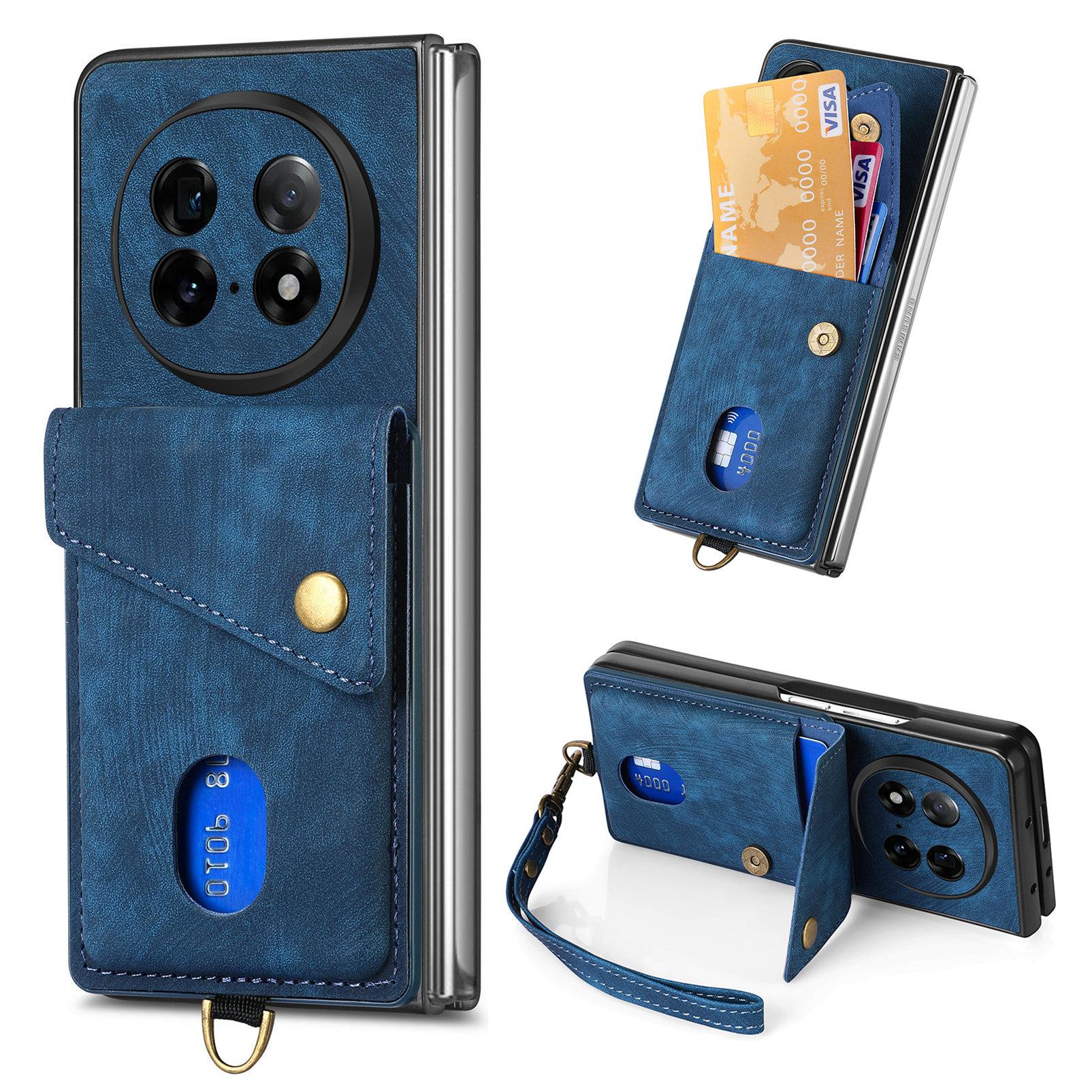 For Oppo Find N5 5G Case with Card Holder Kickstand Leather Phone Back Cover Blue
For Oppo Find N5 5G Case with Card Holder Kickstand Leather Phone Back Cover Blue
