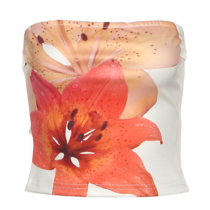 # Sisjuly# Orange Sea Sunset Beautiful Landscape Flower Print Tube Top Tulle Perspective Long dress Set Women White Tube Top L
# Sisjuly# Orange Sea Sunset Beautiful Landscape Flower Print Tube Top Tulle Perspective Long dress Set Women White Tube Top L